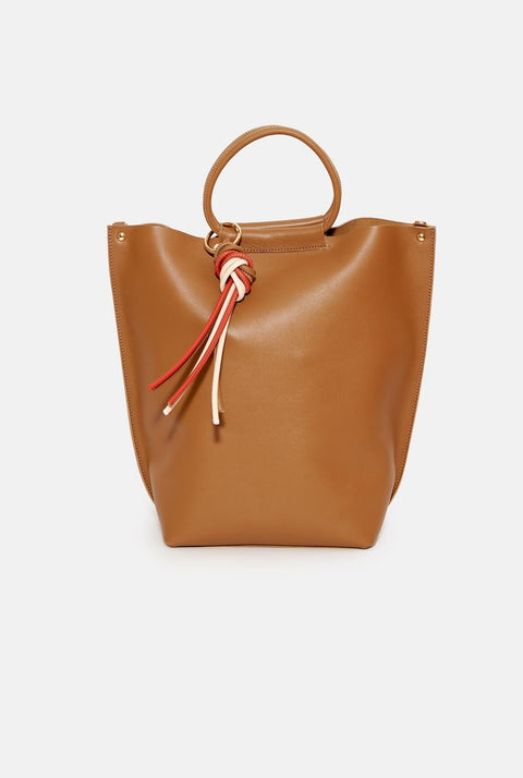 The NEREA Bag. Piel vacuno color MOKA