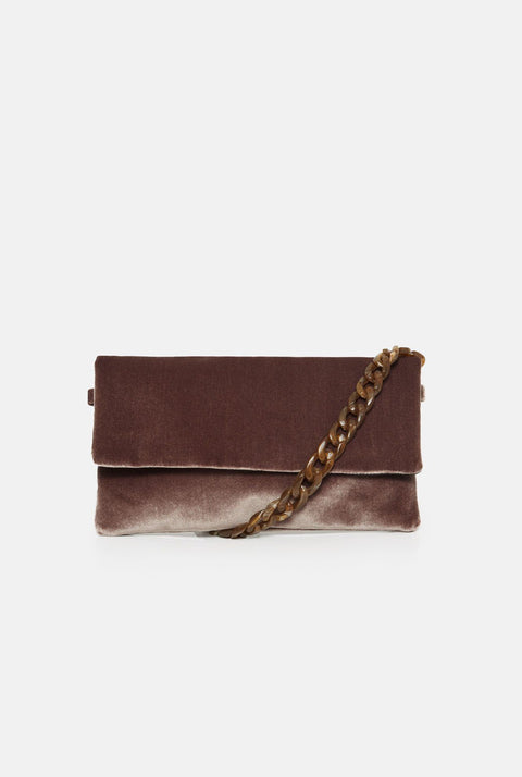 The Sara Bag Velvet topo