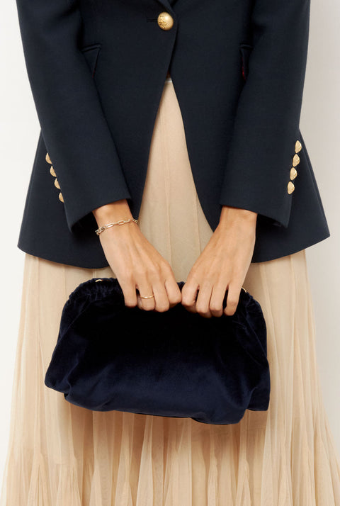 The Zumaia bag new velvet navy