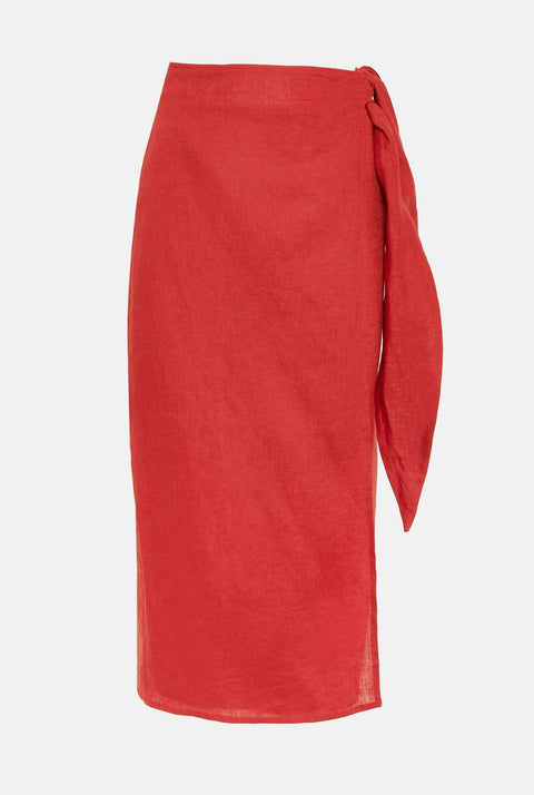 Falda Tiagua Rojo