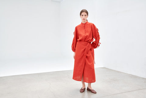 Tiagua Skirt Red t for Es Fascinante