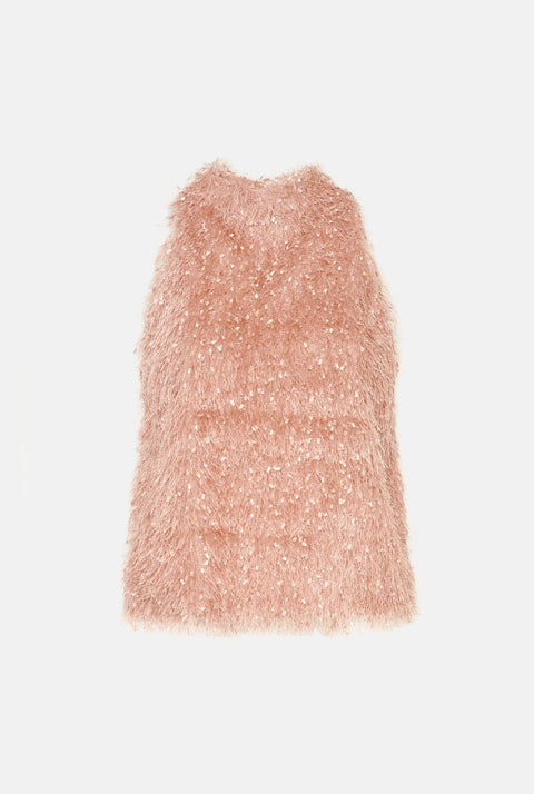 Top Halter Catherine Plumitas Rosa Nude