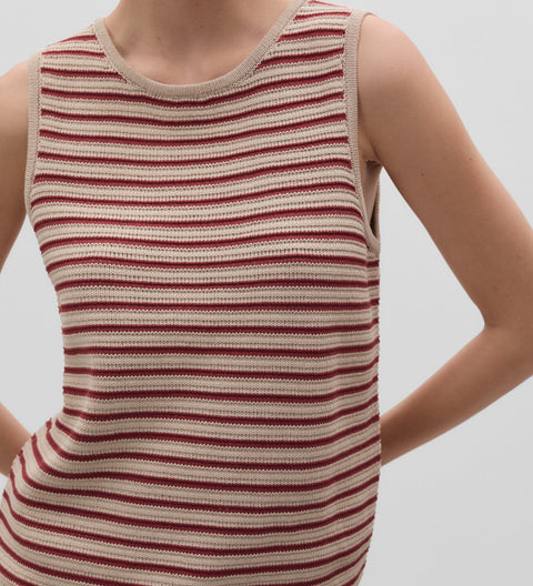 Top tricot rayas