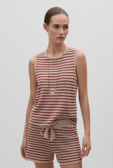 Top tricot rayas