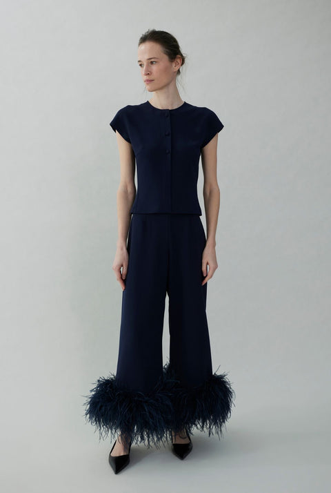 Top with kimono sleeve