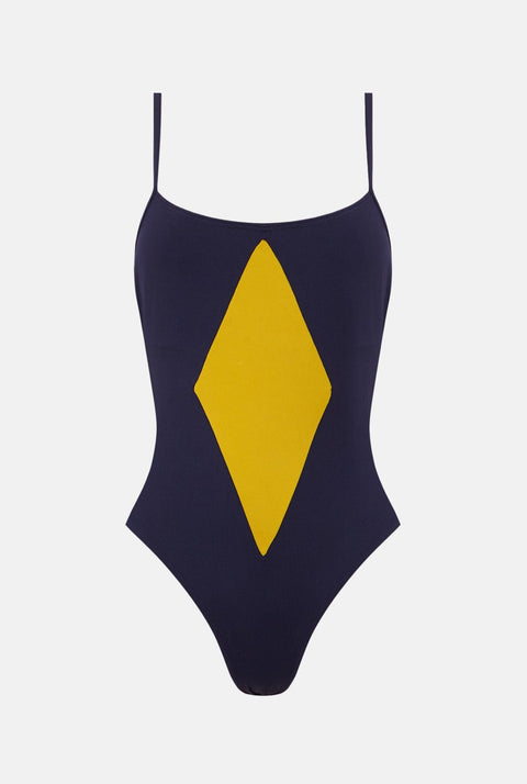 TRAJE DE BAÑO FARO ISLA AZUL MARINO