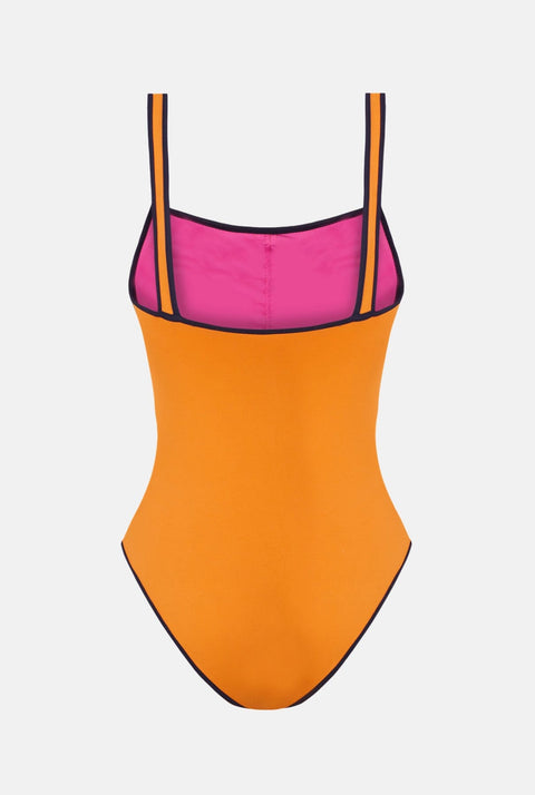 TRAJE DE BAÑO OLA ISLA NARANJA