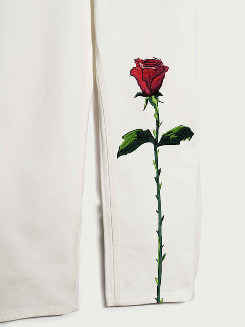 Vaqueros de la rosa Blancos