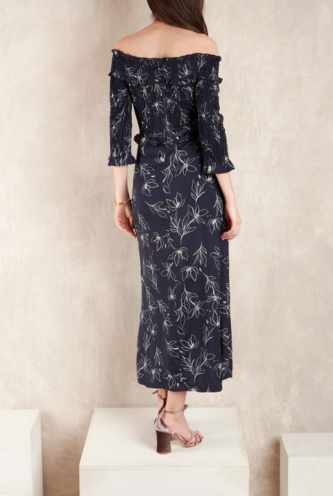 Vestido Bardot Lac