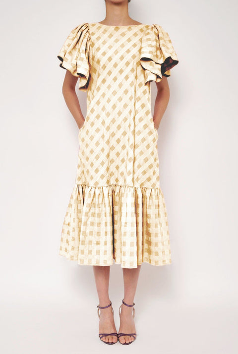 Vestido Carmela Beige