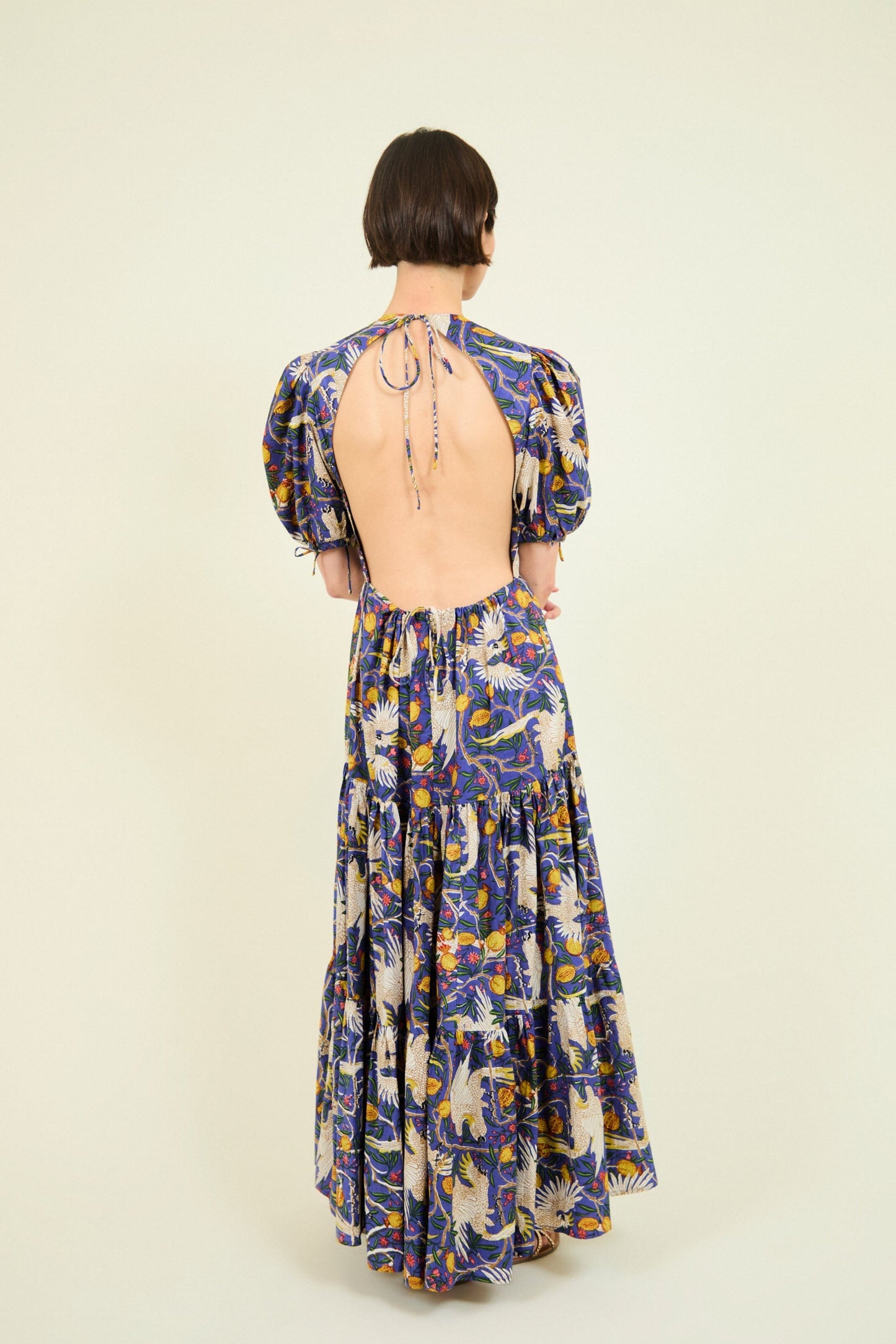 VESTIDO GABRIELLA AZUL LOROS