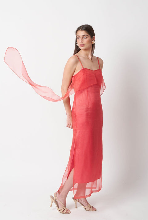VESTIDO LENCERO ORGANZA DE SEDA