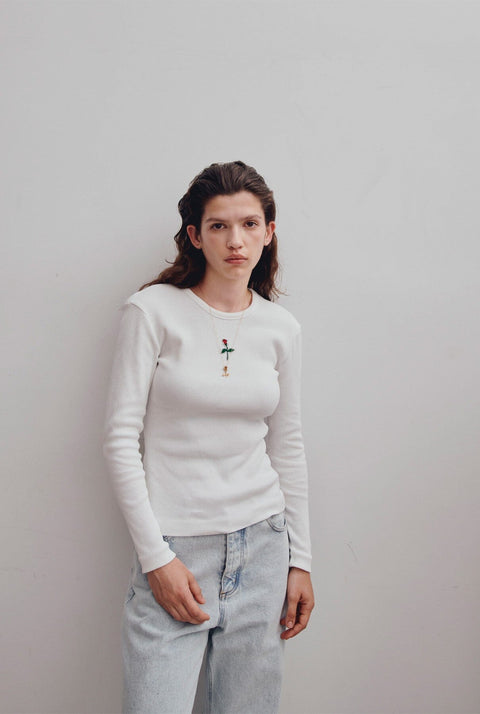 White Long Tee