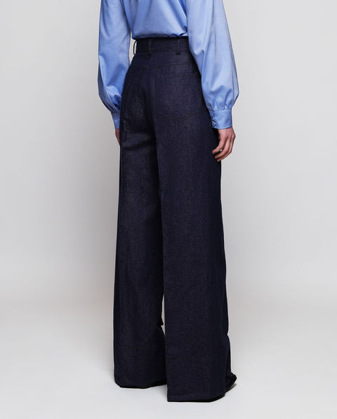 Pantalones vaqueros de pierna ancha
