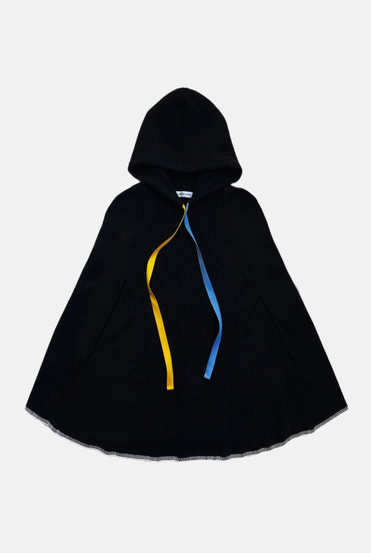Wolf Ate Cape in Black