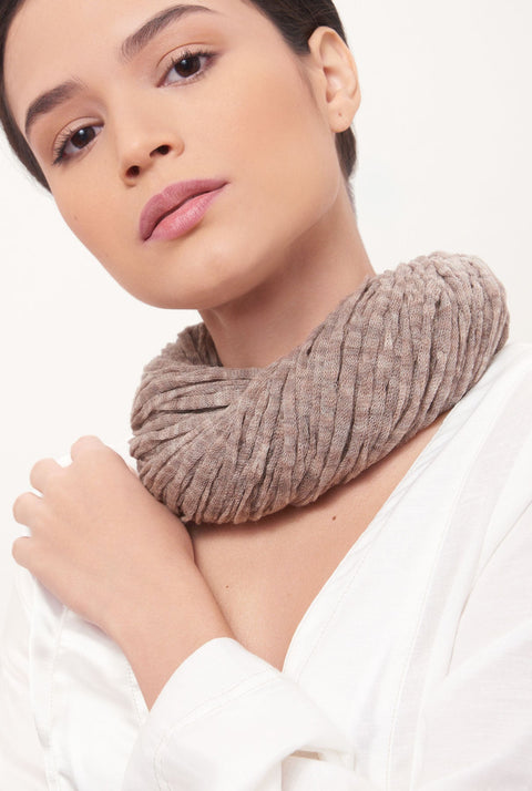Wool necklace topo - Cuello antianginas