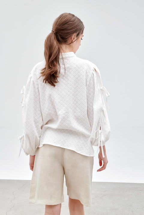 Yaiza Shirt for Es Fascinante - white texture