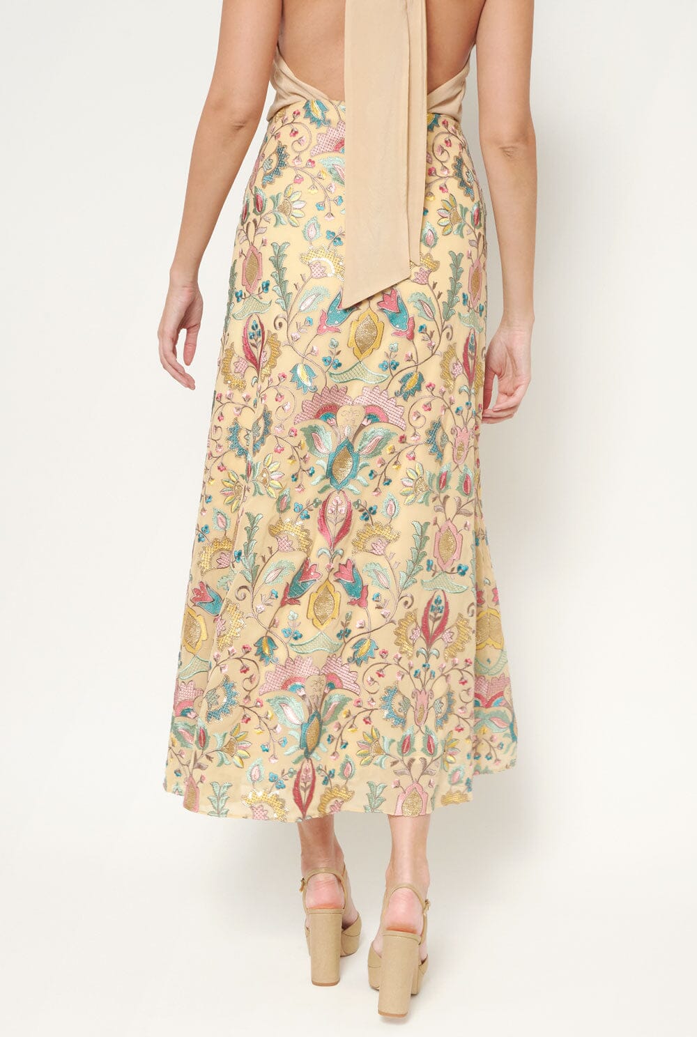 Zulema Beige Skirt