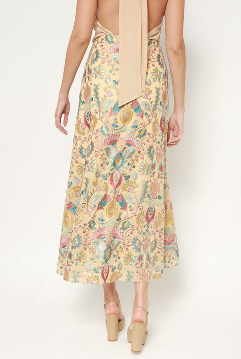 Zulema Beige Skirt