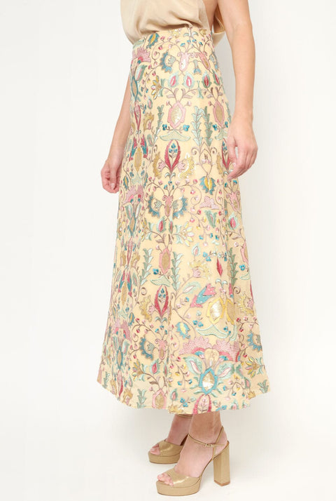 Zulema Beige Skirt