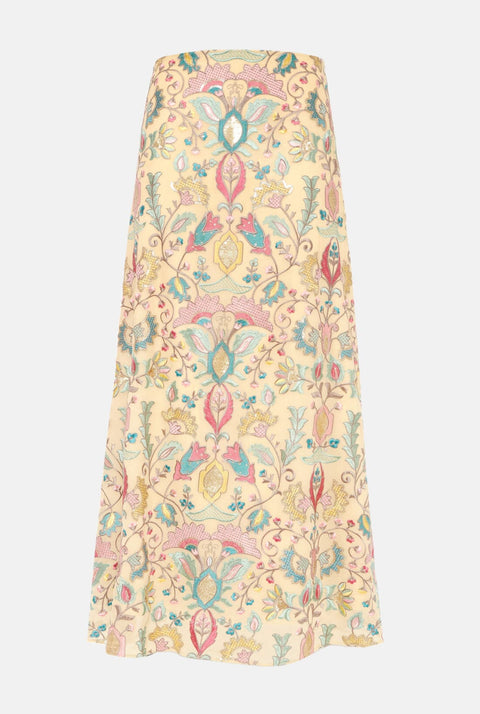 Zulema Beige Skirt